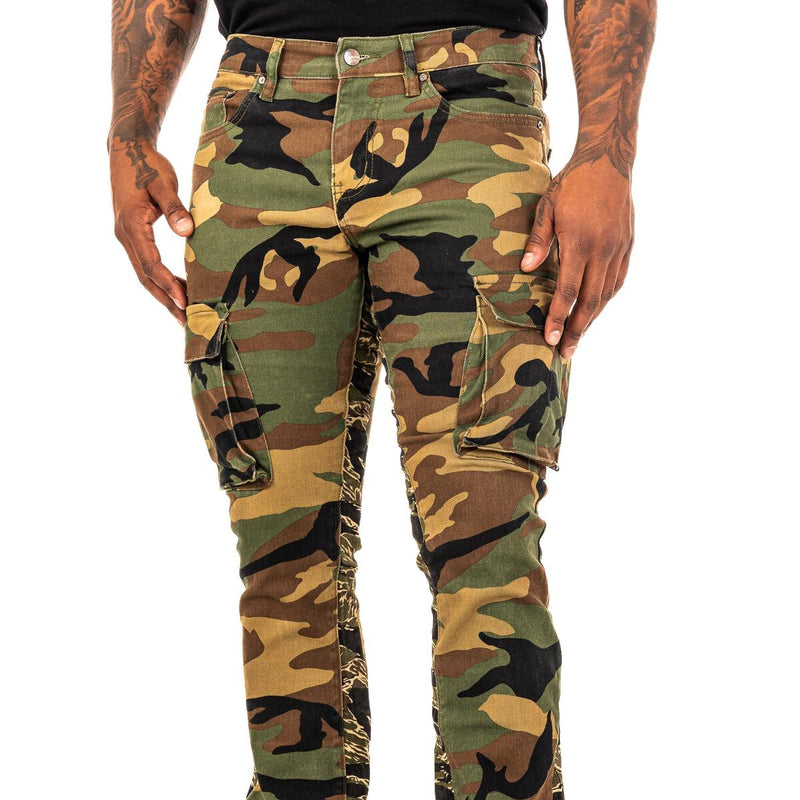 ESNTL LAB COMMANDER STACKED JEANS CAMO