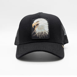 GOLD STAR AMERICAN EAGLE TRUCKER HAT