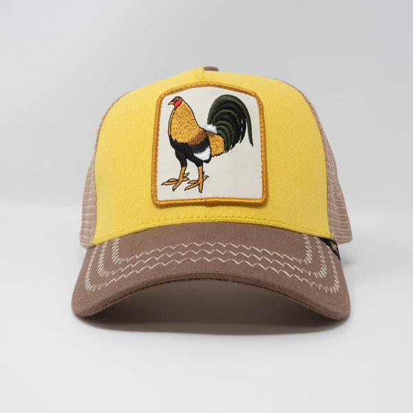 GOLD STAR ROOSTER TRUCKER HAT