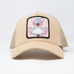 GOLD STAR PINKY AND THE BRAIN TRUCKER HAT