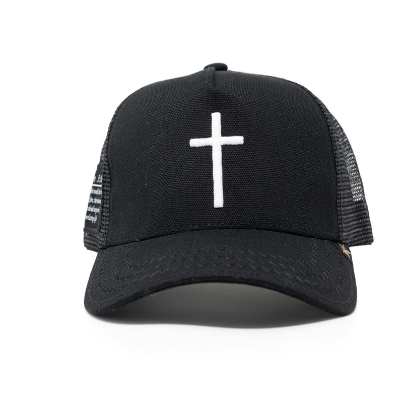 GOLD STAR CROSS TRUCKER HAT