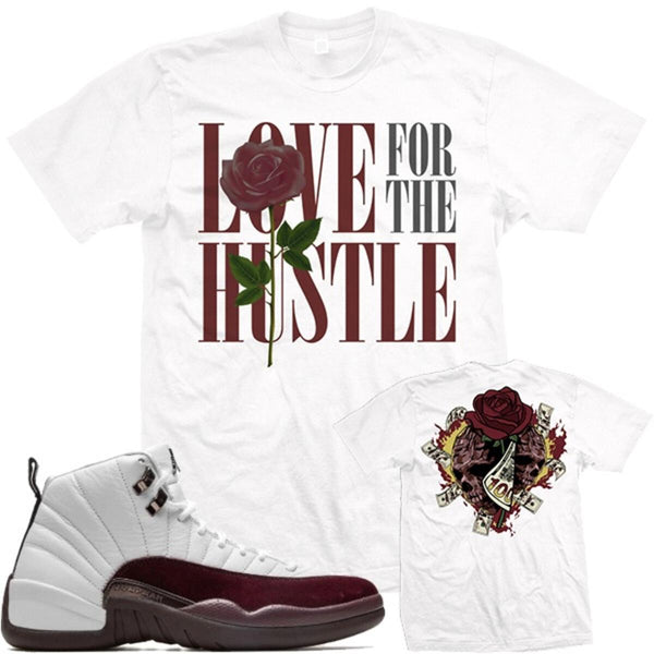 Million Dolla Motive Love for the Hustle - White T-Shirts