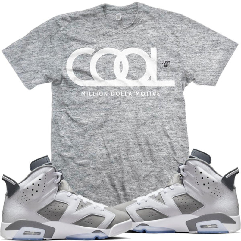 MILLION DOLLA MOTIVE GREY JUST BE COOL T-SHIRT