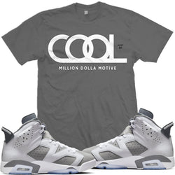 MILLION DOLLA MOTIVE JUST BE COOL GREY T-SHIRT