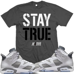 MILLION DOLLA MOTIVE GREY STAY TRUE T-SHIRT