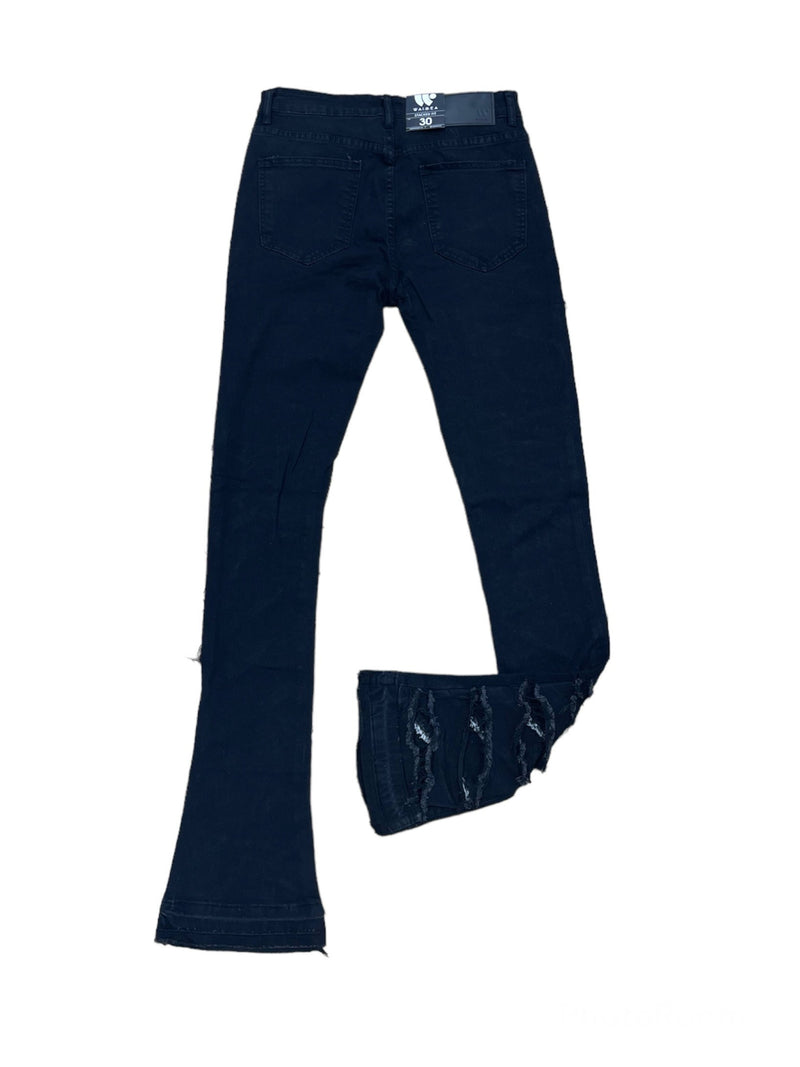 WAIMEA BLACK STACKED JEANS