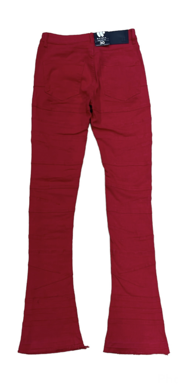 WAIMEA RED STACKED JEANS